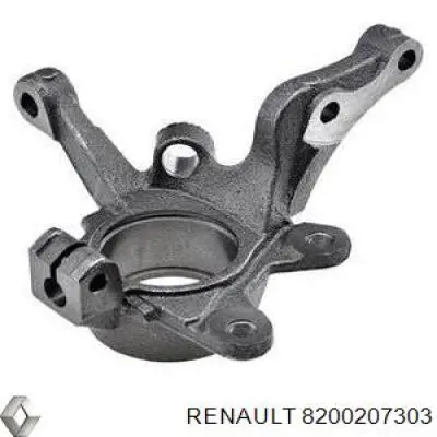 Цапфа поворотного кулака Renault (RVI) 8200207303 ціна, від 51.45 USD