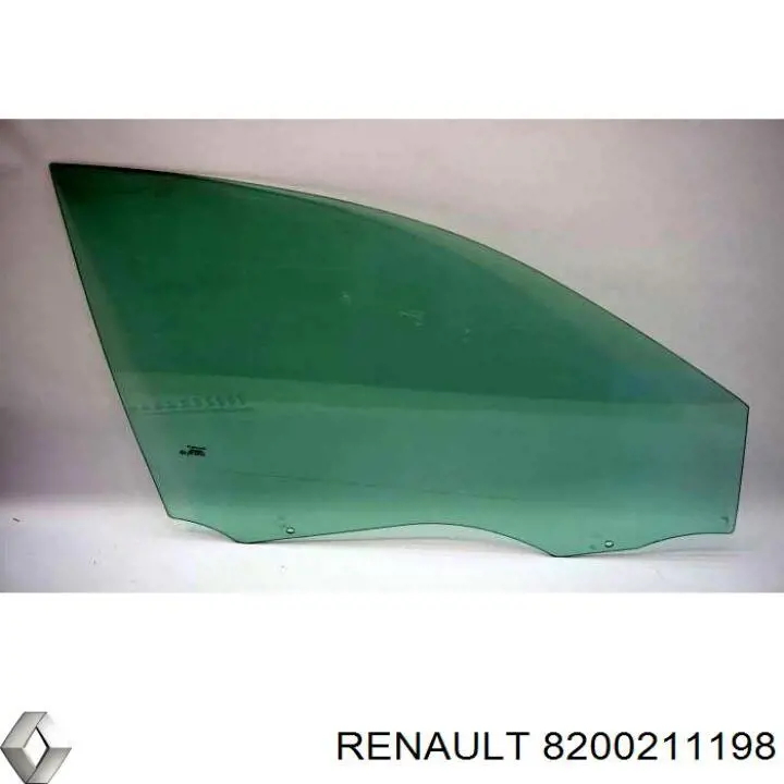 Скло передніх дверей, правою Renault Megane 2 (LM0) (Рено Меган)
