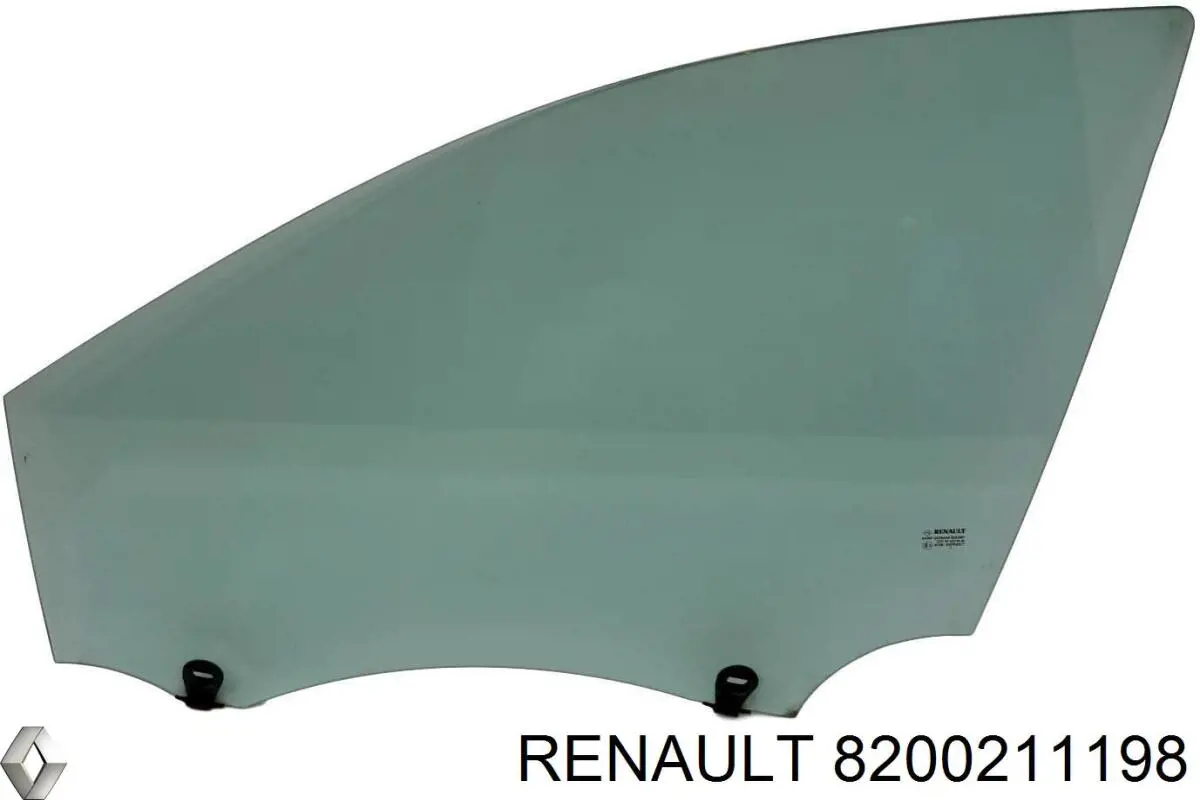 Купити 8200211198 Renault (RVI) Скло передніх дверей, правою