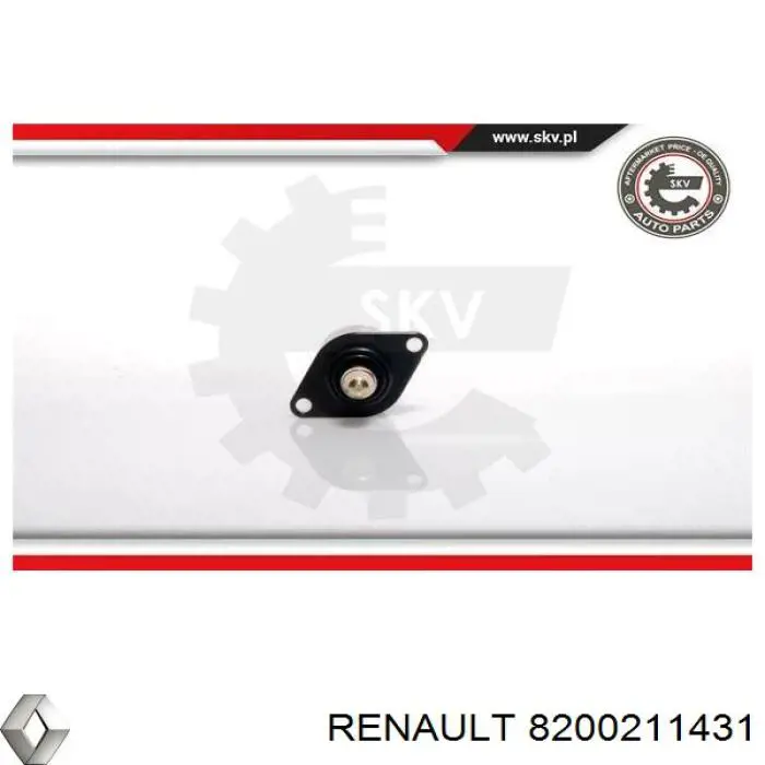 Клапан холостого ходу Renault (RVI) 8200211431 ціна, від 34.90 USD