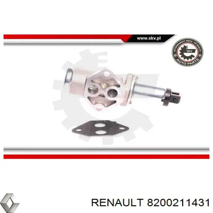 8200211431 Renault (RVI) клапан/регулятор холостого ходу