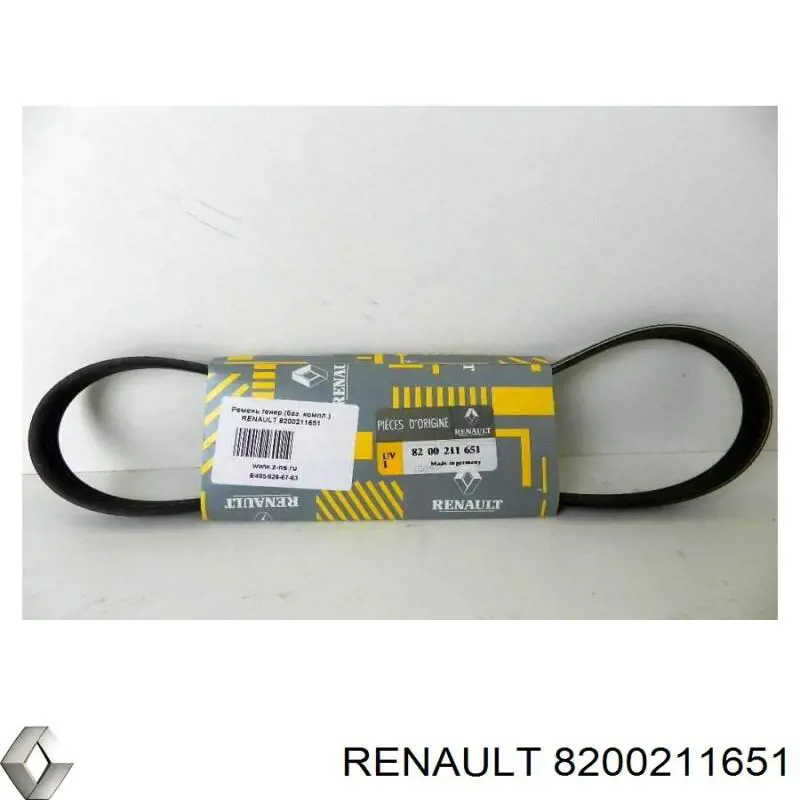 Купити 8200211651 Renault (RVI) Ремінь генератора