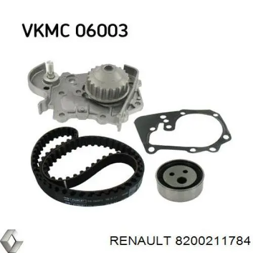 8200211784 Renault (RVI) ролик натягувача ременя грм
