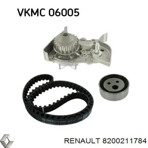 Ролик натяжителя ременя газорозподілу Renault (RVI) 8200211784 ціна, від 13.09 USD