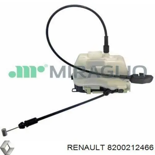 Замок задньої двері, лівої Renault (RVI) 8200212466 ціна, від 29.86 USD