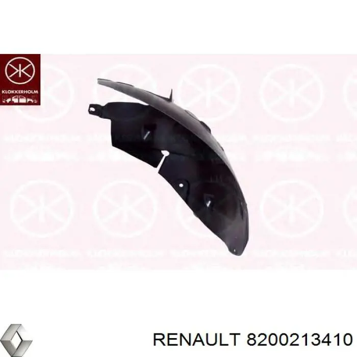 Купити 8200213410 Renault (RVI) Підкрилок заднього крила, лівий