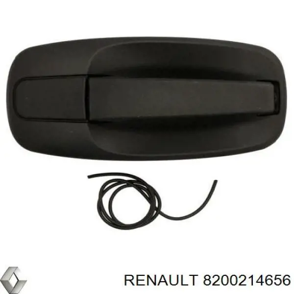 Ручка двері бічної/зсувної зовнішня 8200214656 Renault (RVI)