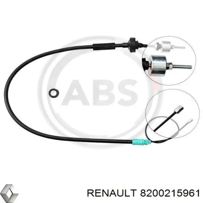 8200215961 Renault (RVI) трос зчеплення