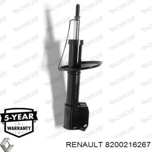 Амортизатор передній 8200216267 Renault (RVI)