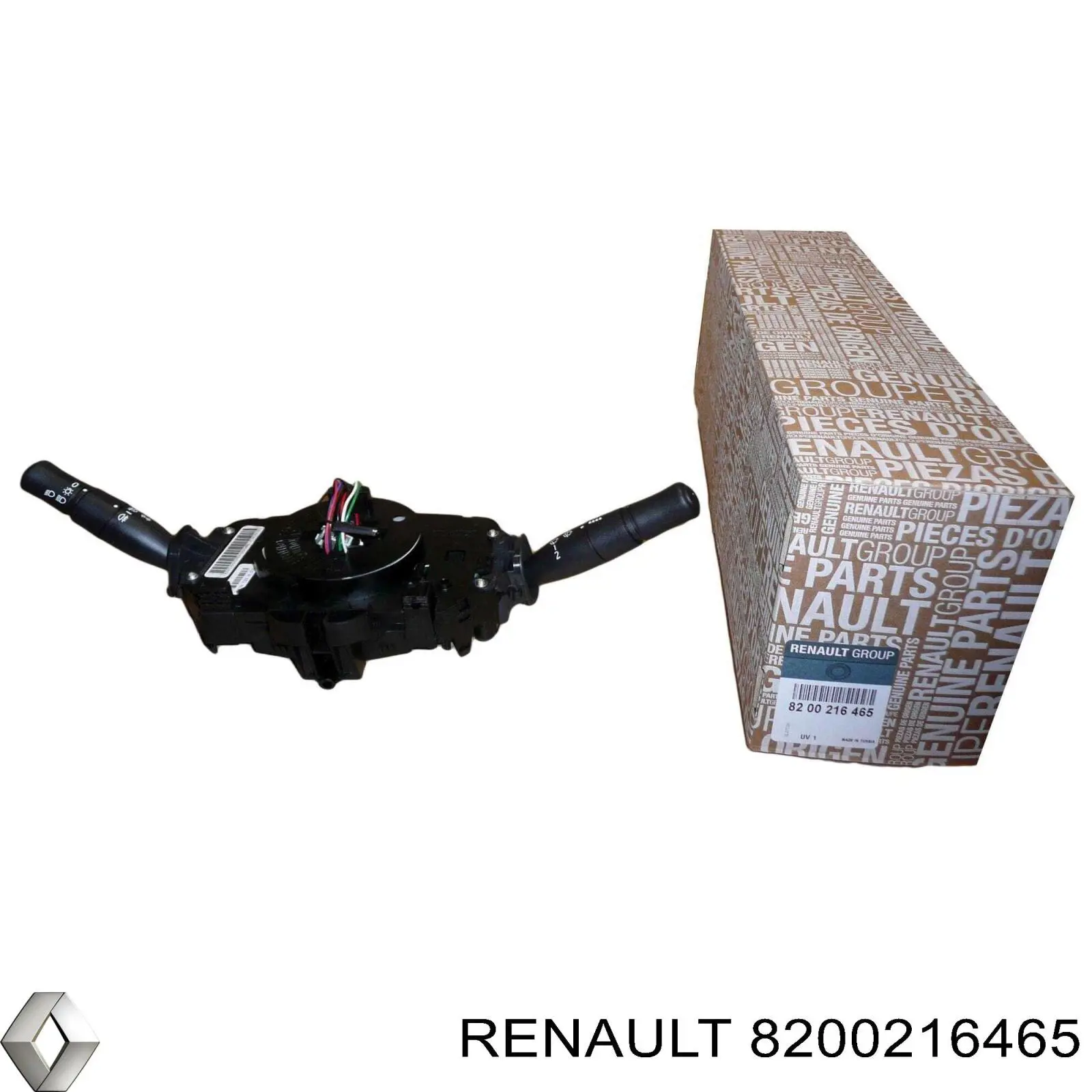 Перемикач підрульовий, в зборі Renault (RVI) 8200216465