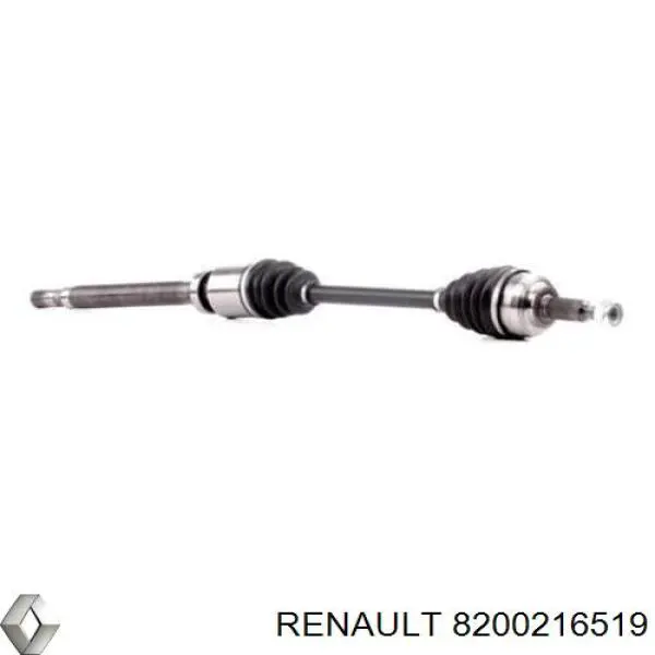 Піввісь (привід) передня, права 8200216519 Renault (RVI)