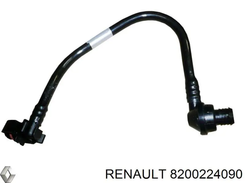 Купити 8200224090 Renault (RVI) Трубка вакуумного підсилювача гальм