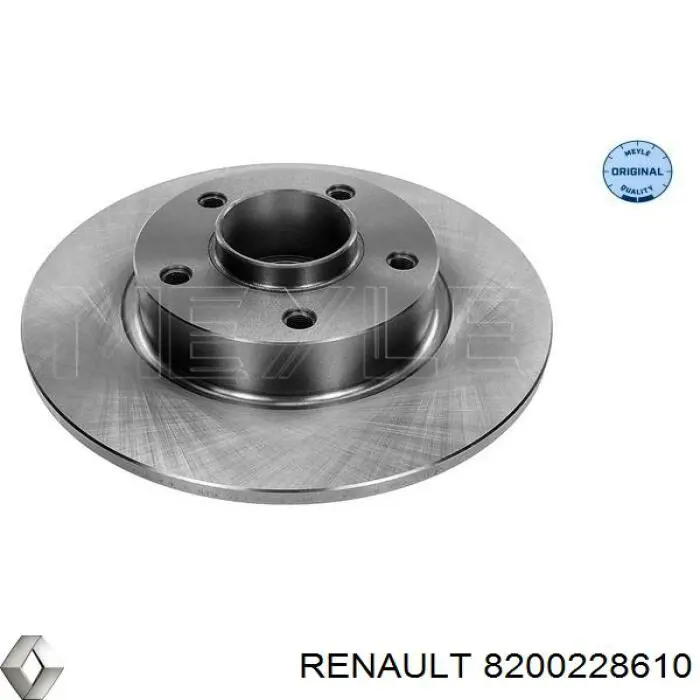 Задні дискові гальма Renault (RVI) 8200228610 ціна, від 54.82 USD