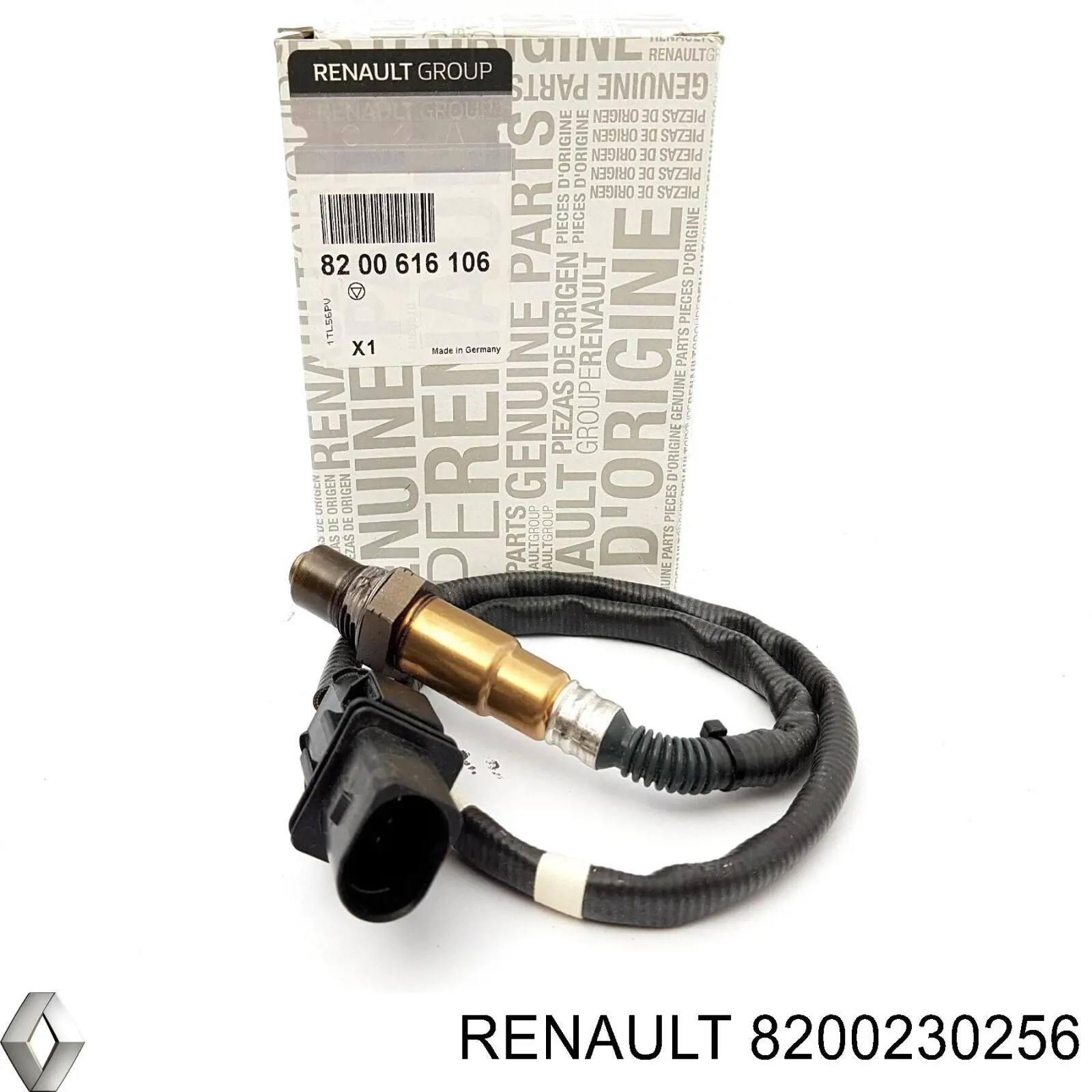 Лямбдазонд, датчик кисню до каталізатора 8200230256 Renault (RVI)