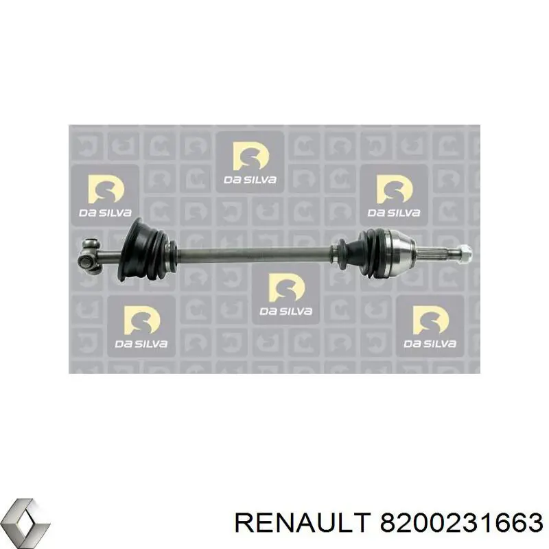 Купити 8200231663 Renault (RVI) Піввісь права
