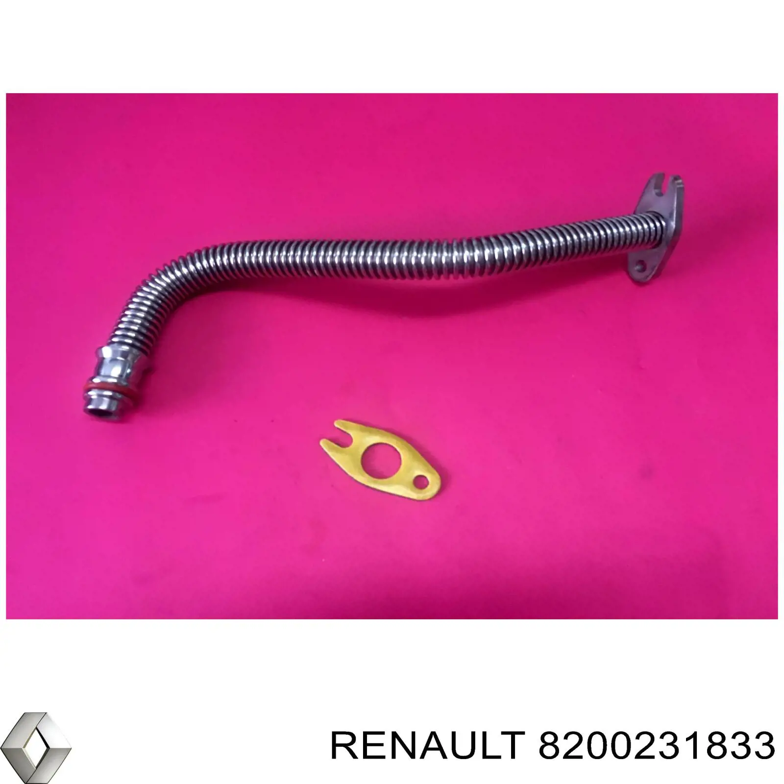 8200231833 Renault (RVI) трубка/шланг відводу масла від турбіни