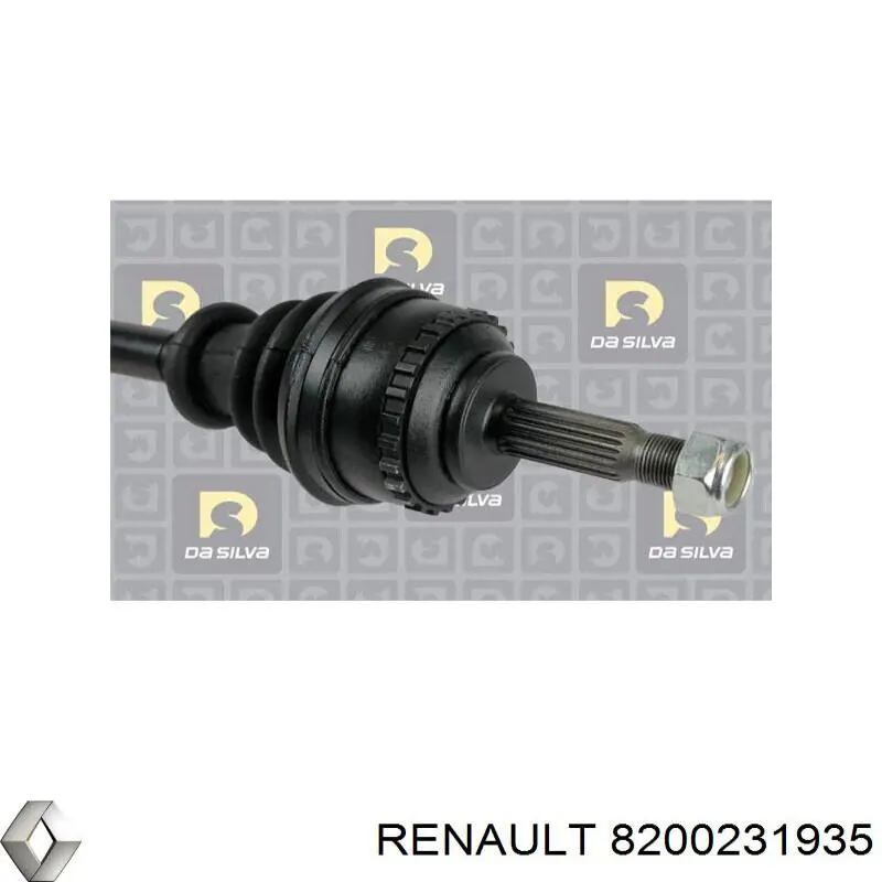 Піввісь (привід) передня, права 8200231935 Renault (RVI)