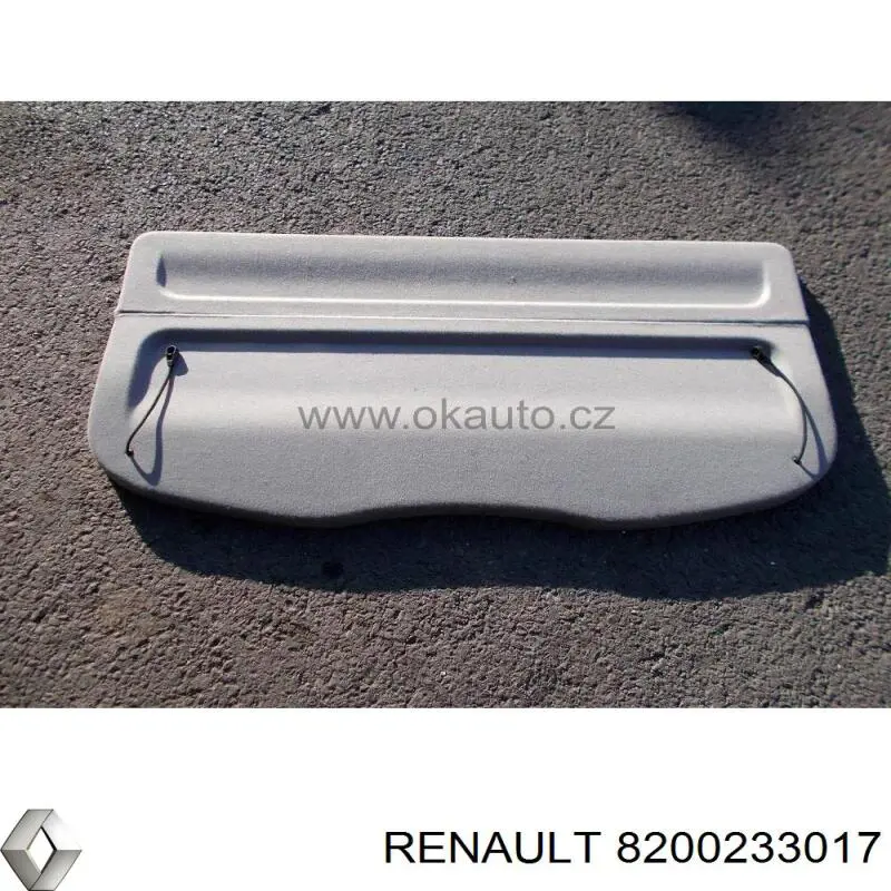 8200233017 Renault (RVI) полка салону, ззаду (багажного відсіку)