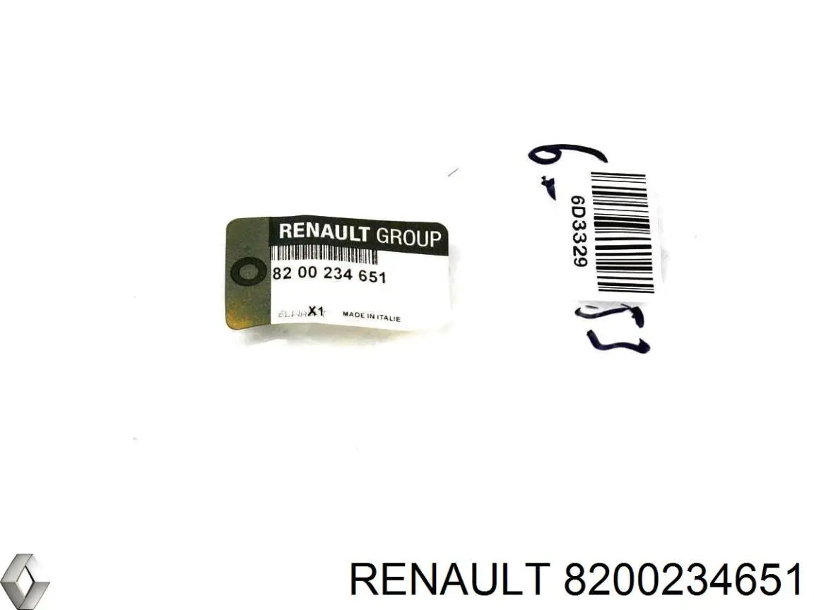 Сальник клапана (маслознімний), впуск/випуск Renault (RVI) 8200234651 ціна, від 0.56 USD