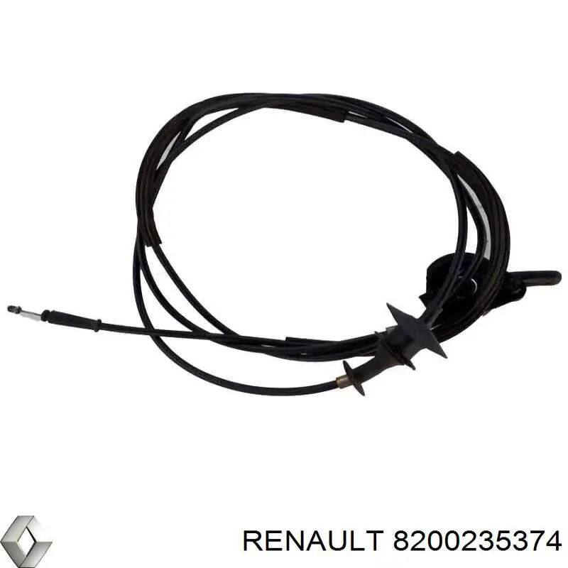 Трос відкриття капота Renault (RVI) 8200235374 ціна, від 2.51 USD