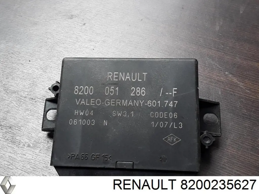 Модуль керування (ЕБУ) парктроніком Renault (RVI) 8200235627 ціна, від 14.09 USD