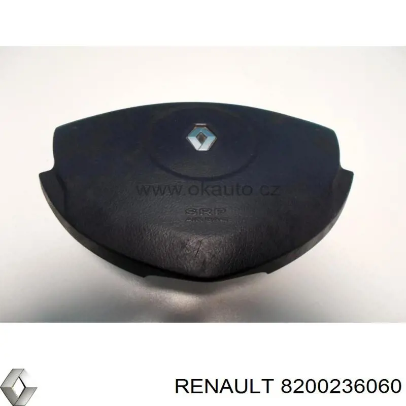 8200236060 Renault (RVI) Подушка безпеки, водійська, AIRBAG