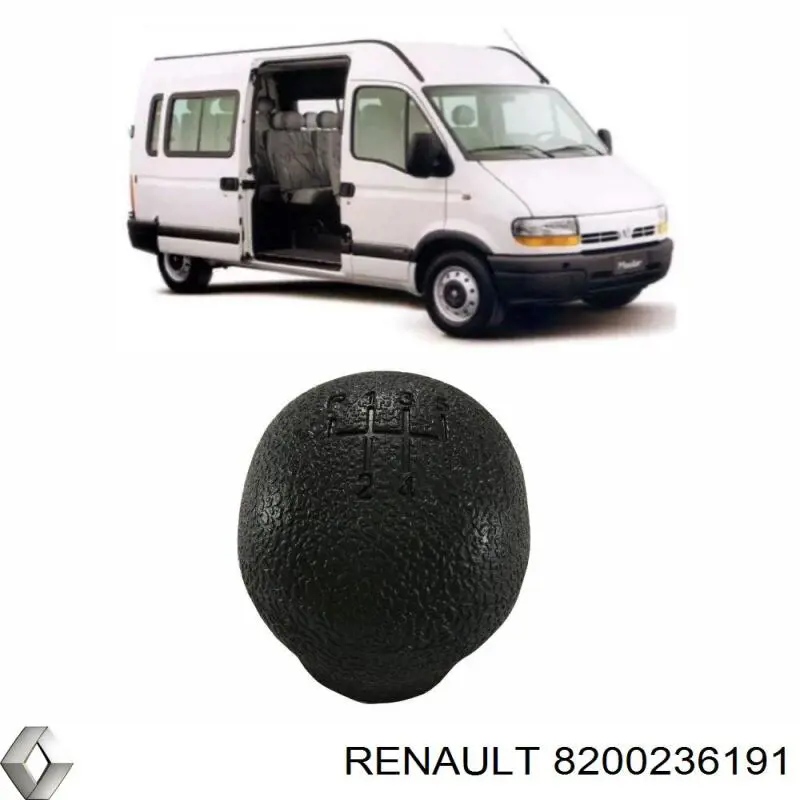 Рукоятка важеля КПП 8200236191 Renault (RVI)