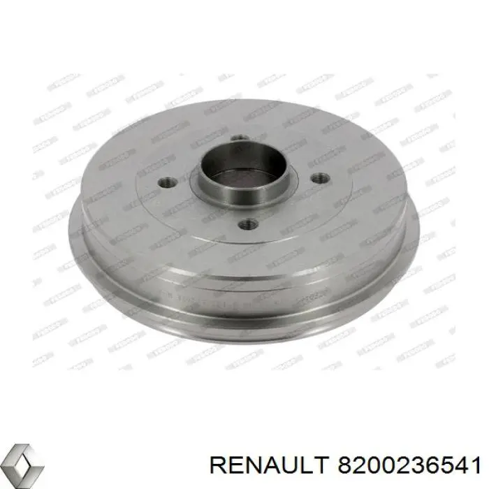 Барабан гальмівний задній Renault (RVI) 8200236541 ціна, від 39.18 USD