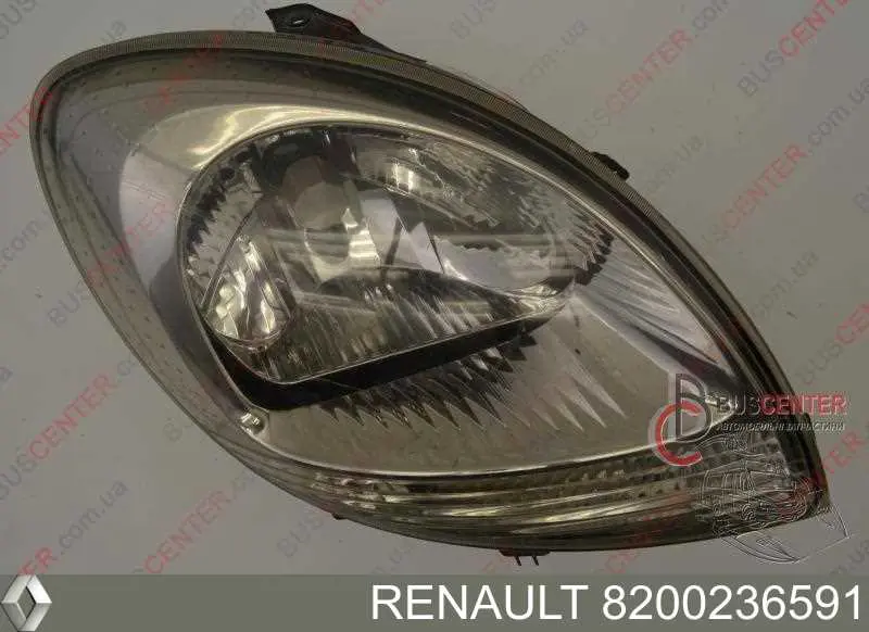 Фара ліва 8200236591 Renault (RVI)