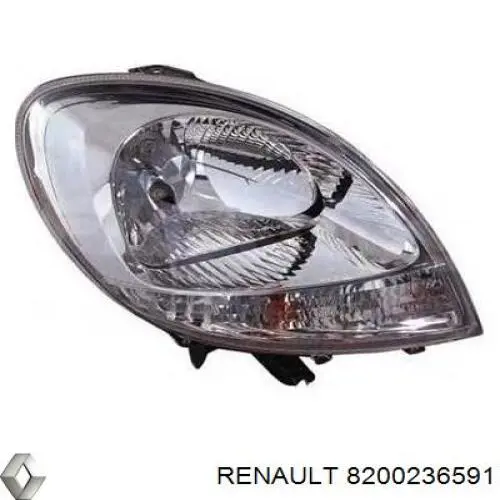 8200236591 Renault (RVI) Основна фара - вставка