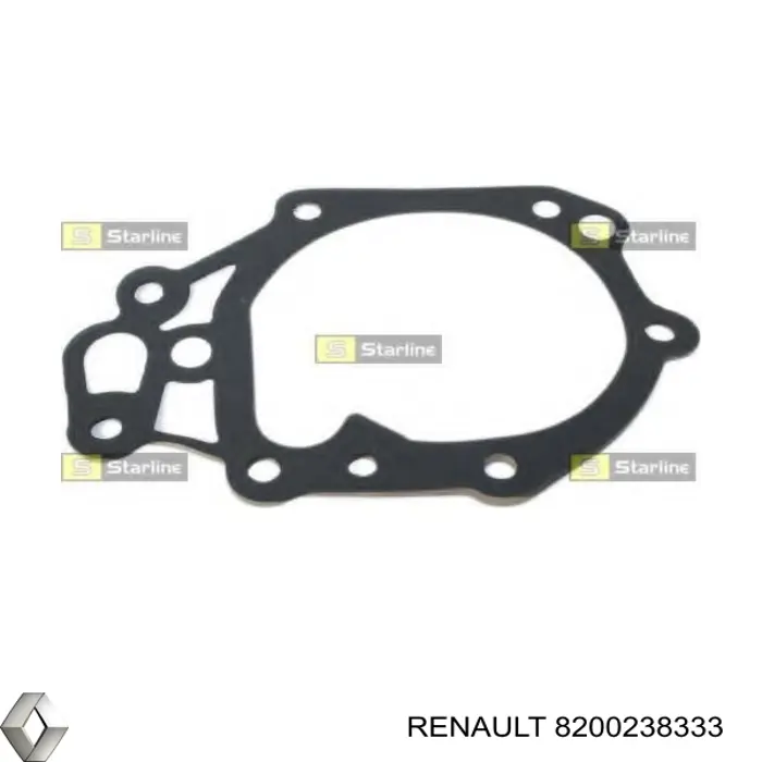 Помпа водяна, (насос) охолодження 8200238333 Renault (RVI)