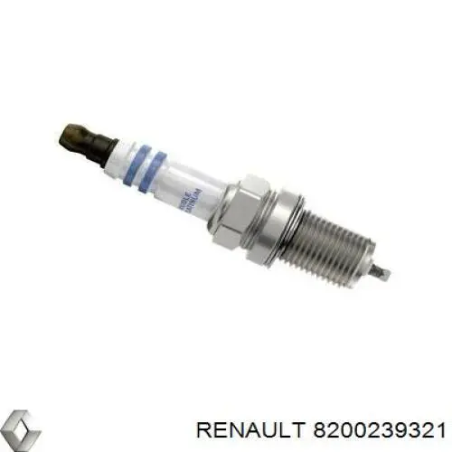 Свічки запалювання 8200239321 Renault (RVI)