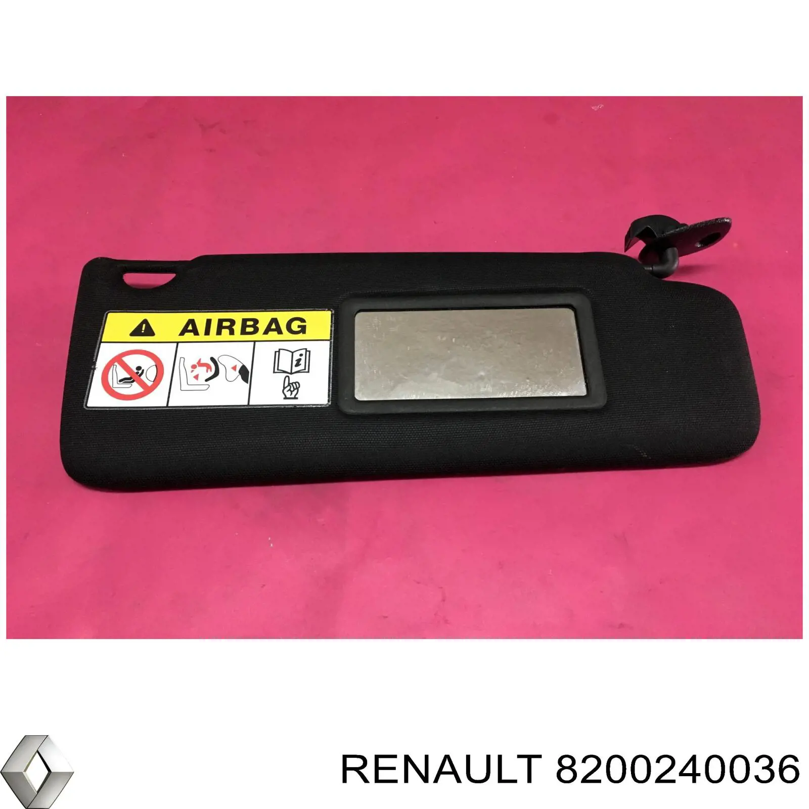 Козирок сонцезахисний автомобіля Renault (RVI) 8200240036 ціна, від 28.18 USD
