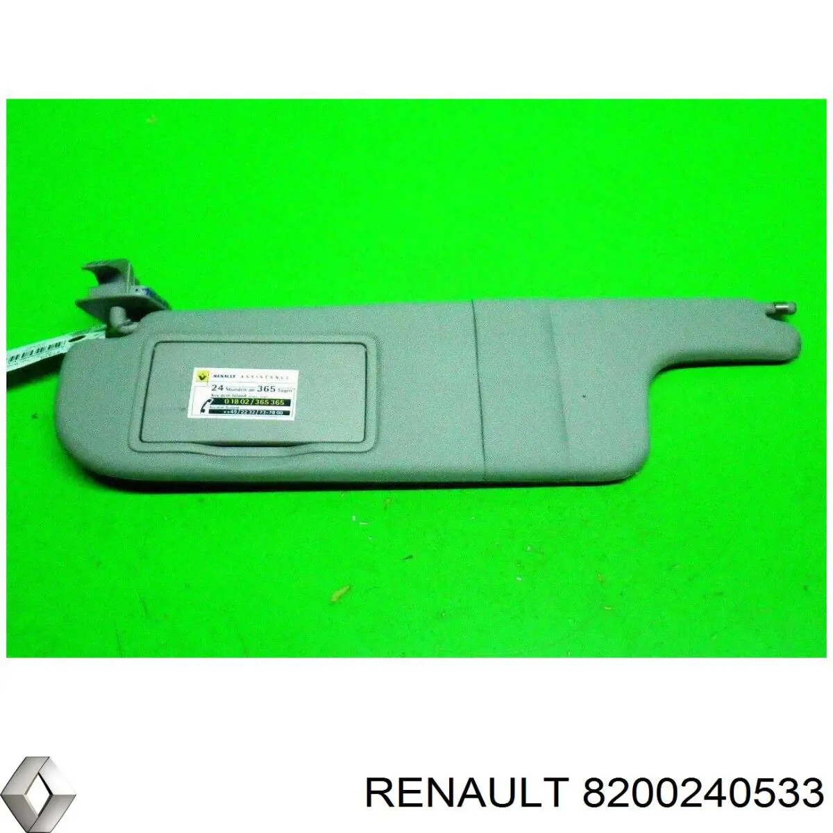 Козирок сонцезахисний автомобіля Renault (RVI) 8200240533 ціна, від 4.45 USD