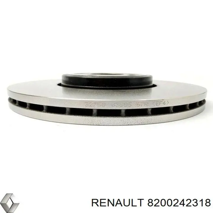 Диск переднього гальма Renault (RVI) 8200242318 ціна, від 61.24 USD