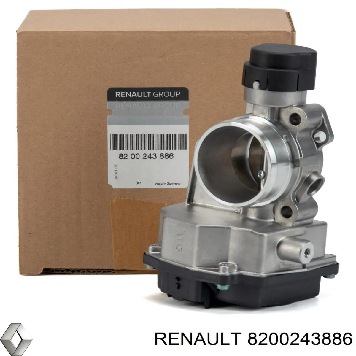 Купити 8200243886 Renault (RVI) Дросільна заслінка