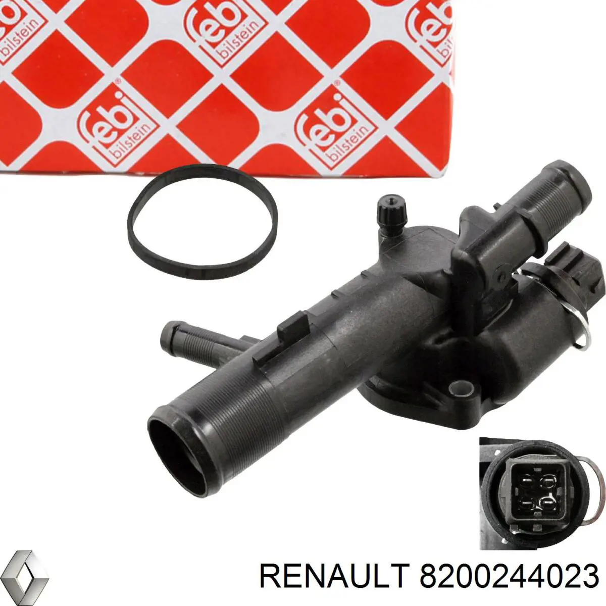 Корпус термостата 8200244023 Renault (RVI)