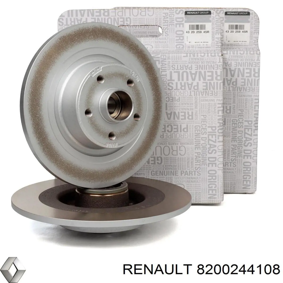 Задні дискові гальма Renault (RVI) 8200244108 ціна, від 89.90 USD