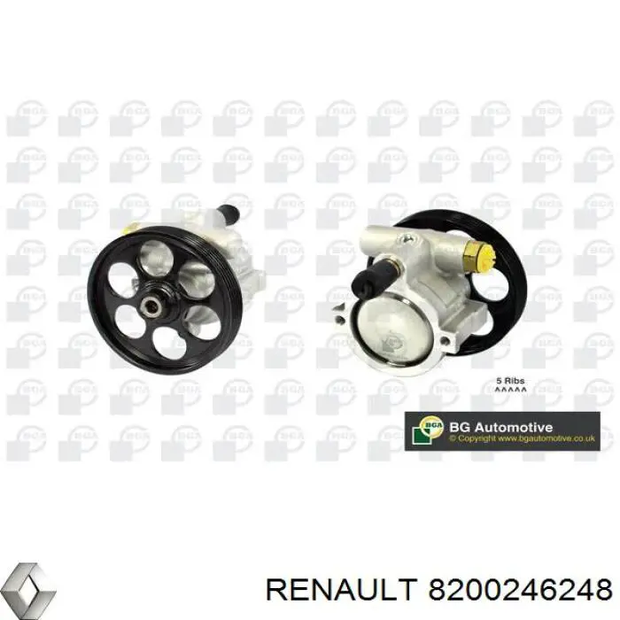 Шків насосу гідропідсилювача керма (ГПК) Renault (RVI) 8200246248 ціна, від 9.66 USD