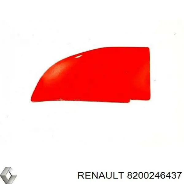 Наклейка на крило заднє Renault Megane 2 (KM0) (Рено Меган)