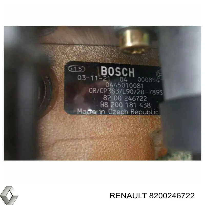 Насос паливний високого тиску (ПНВТ) - DIESEL 8200613056 Renault (RVI)