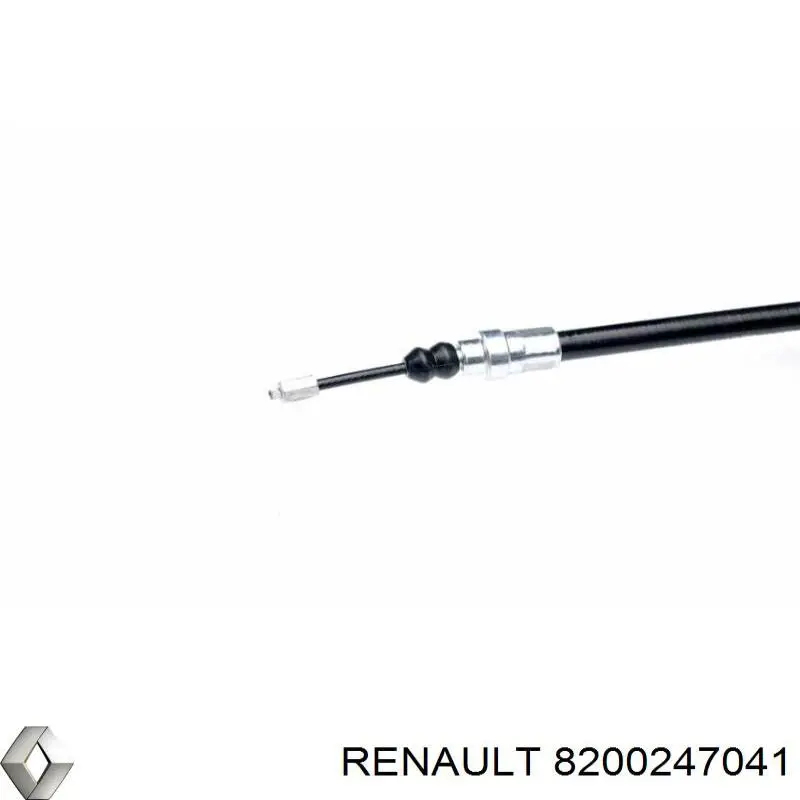 Трос ручного гальма задній, правий/лівий 8200247041 Renault (RVI)