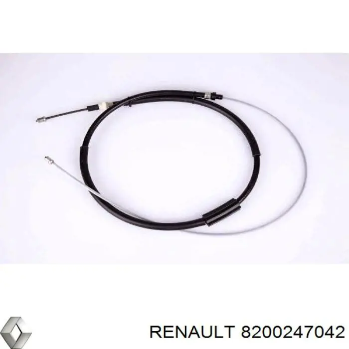 Трос ручного гальма задній, правий/лівий Renault (RVI) 8200247042 ціна, від 14.94 USD