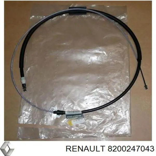 Трос ручного гальма задній, правий/лівий Renault (RVI) 8200247043 ціна, від 9.33 USD