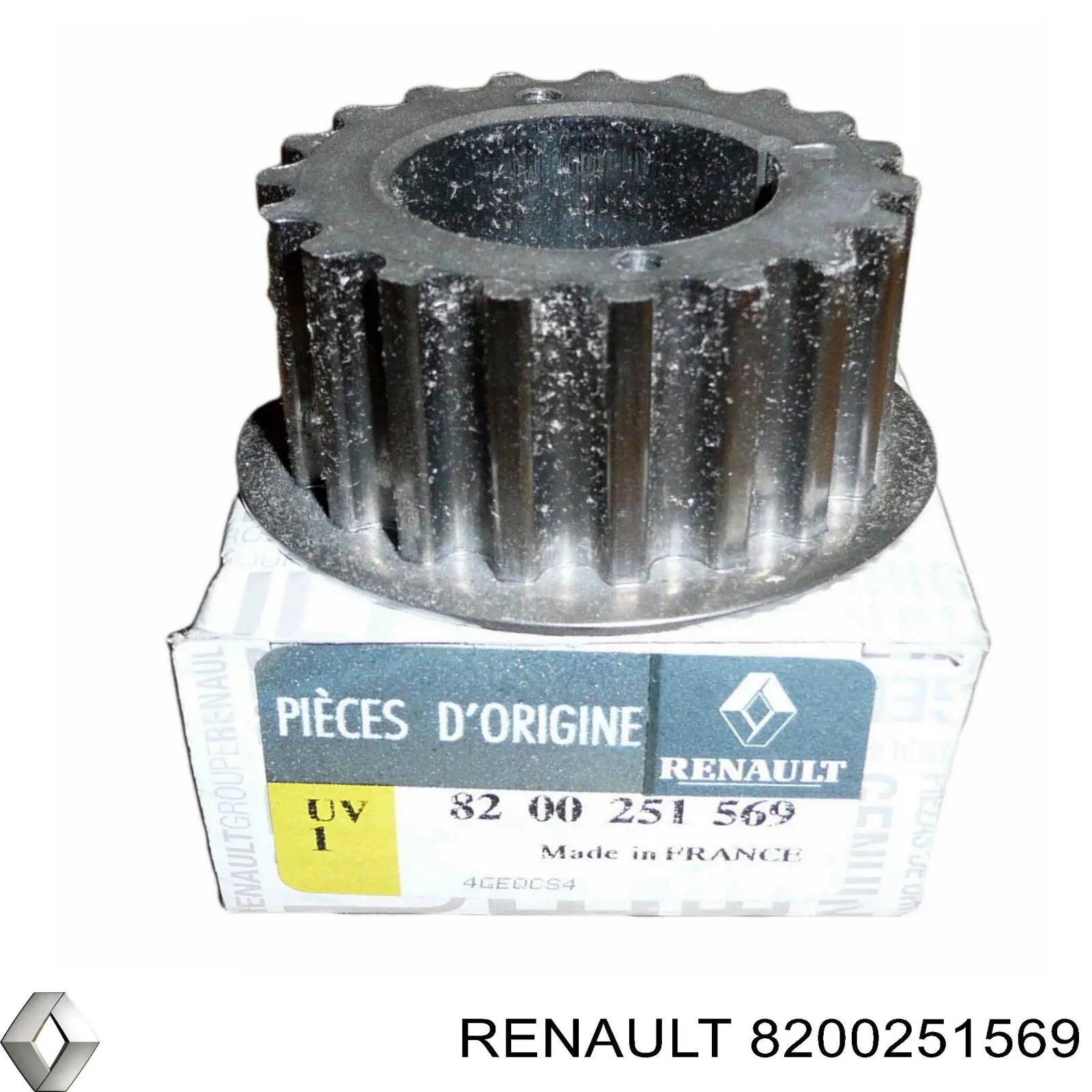 8200251569 Renault (RVI) зірка-шестерня приводу коленвалу двигуна
