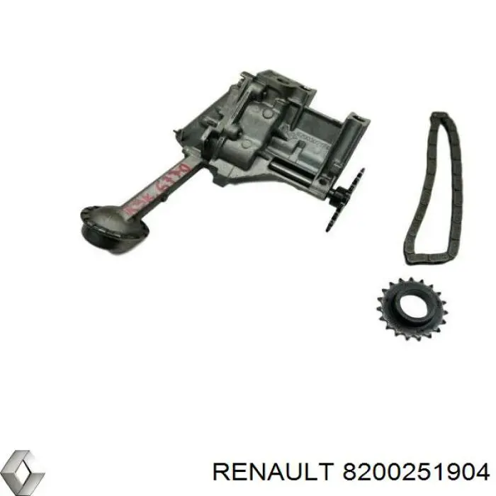 Масляний насос 8200251904 Renault (RVI)