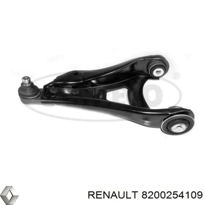 Важіль передньої підвіски нижній, правий 8200254109 Renault (RVI)