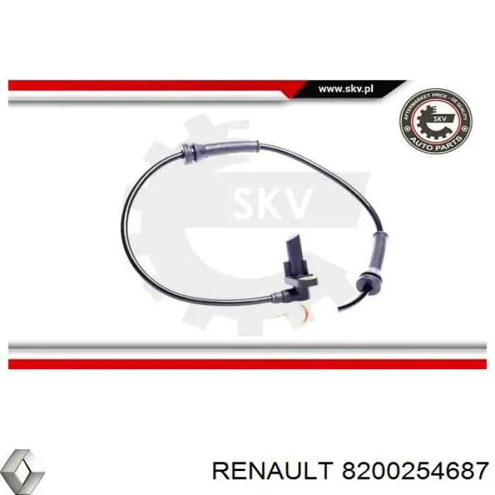 8200254687 Renault (RVI) Датчик ABS задній лівий