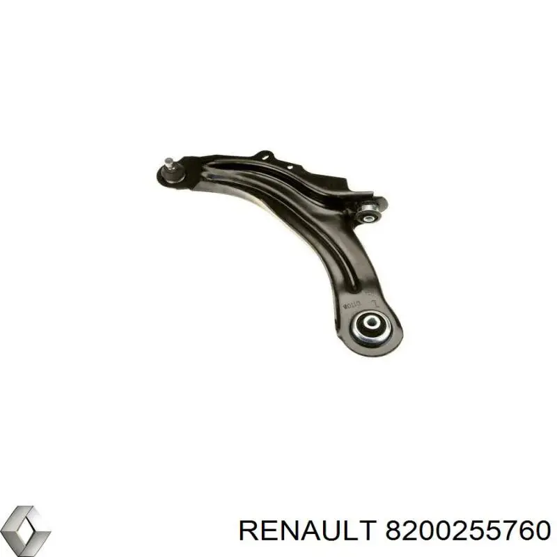 Важіль передньої підвіски нижній, лівий 8200255760 Renault (RVI)