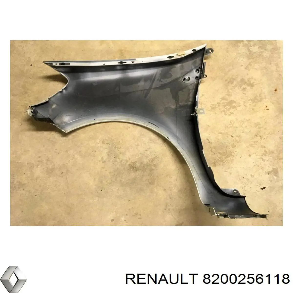 Переднє праве крило Renault (RVI) 8200256118
